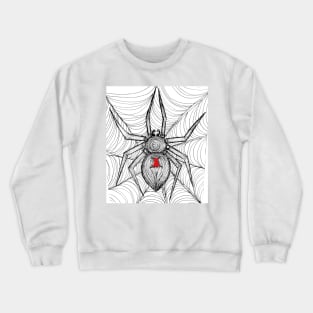 Geometrical Spider Crewneck Sweatshirt